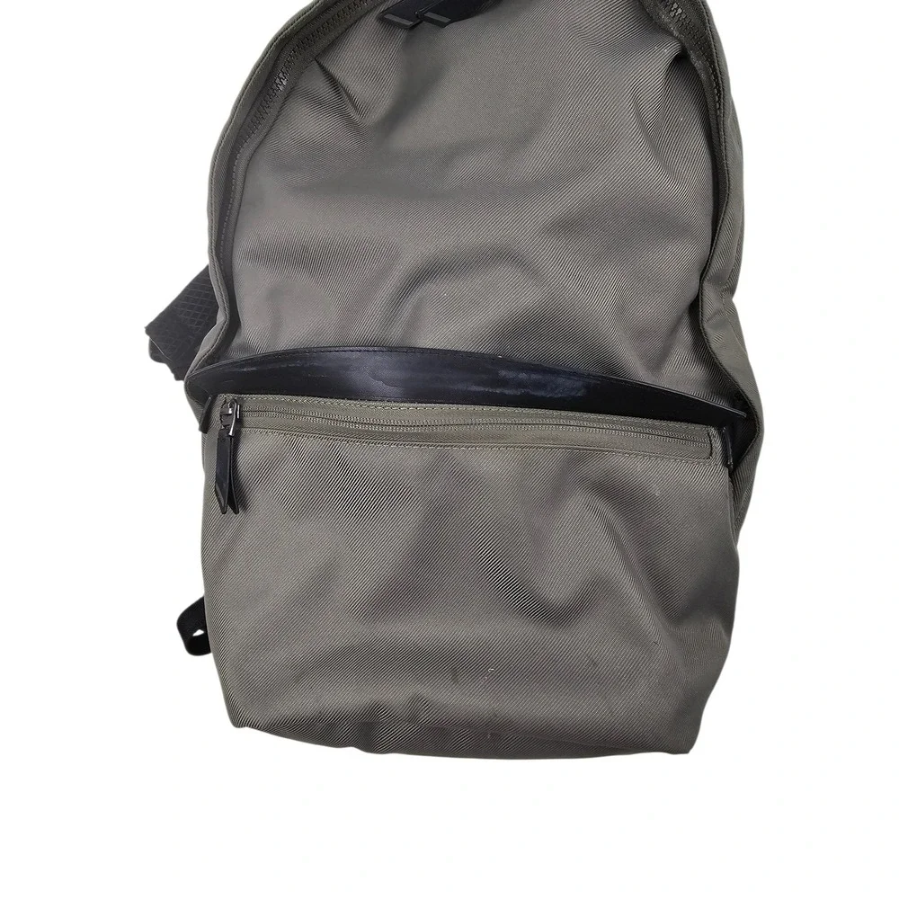 Cole Haan Grandseries Backpack Olive Green Twill Minimalist Commuter Bag
